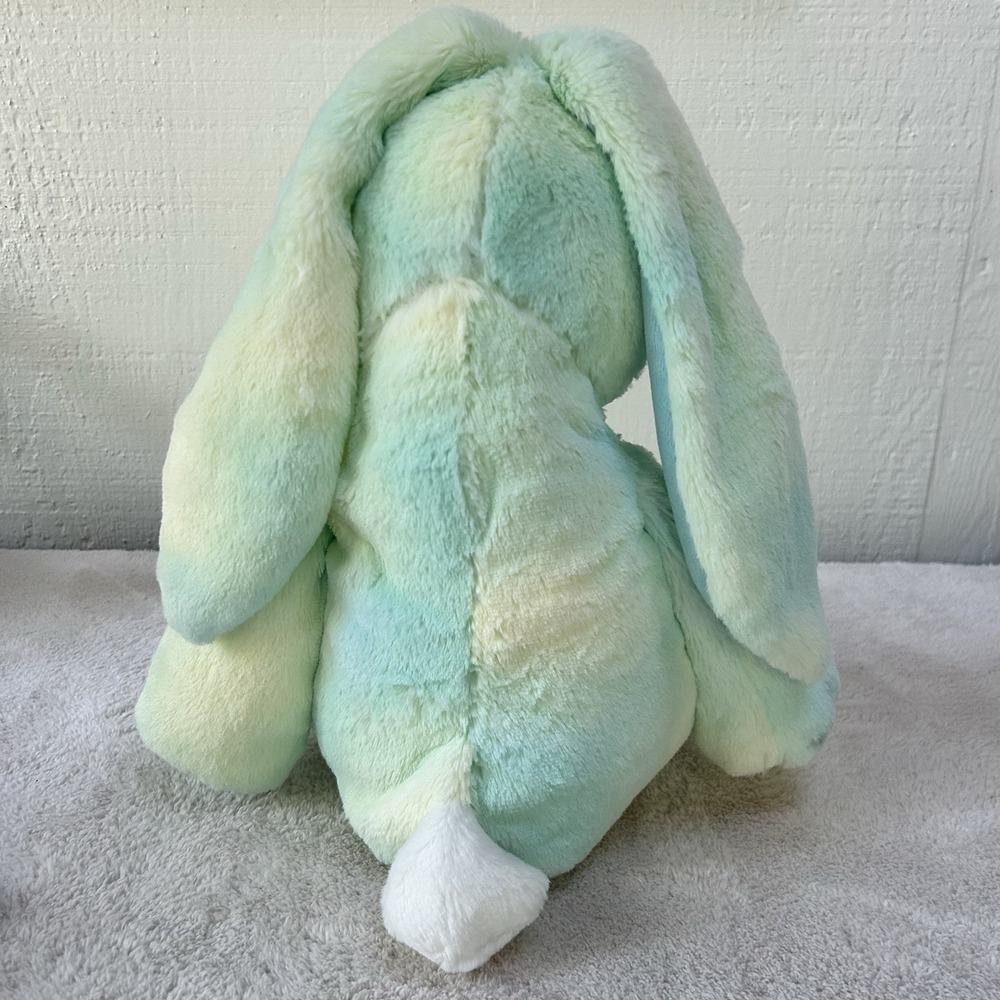 Mary Meyer Marshmallow Teal Jellybean Tie Dye 20" Bunny Rabbit Floppy Plush NWOT - Picture 6 of 8